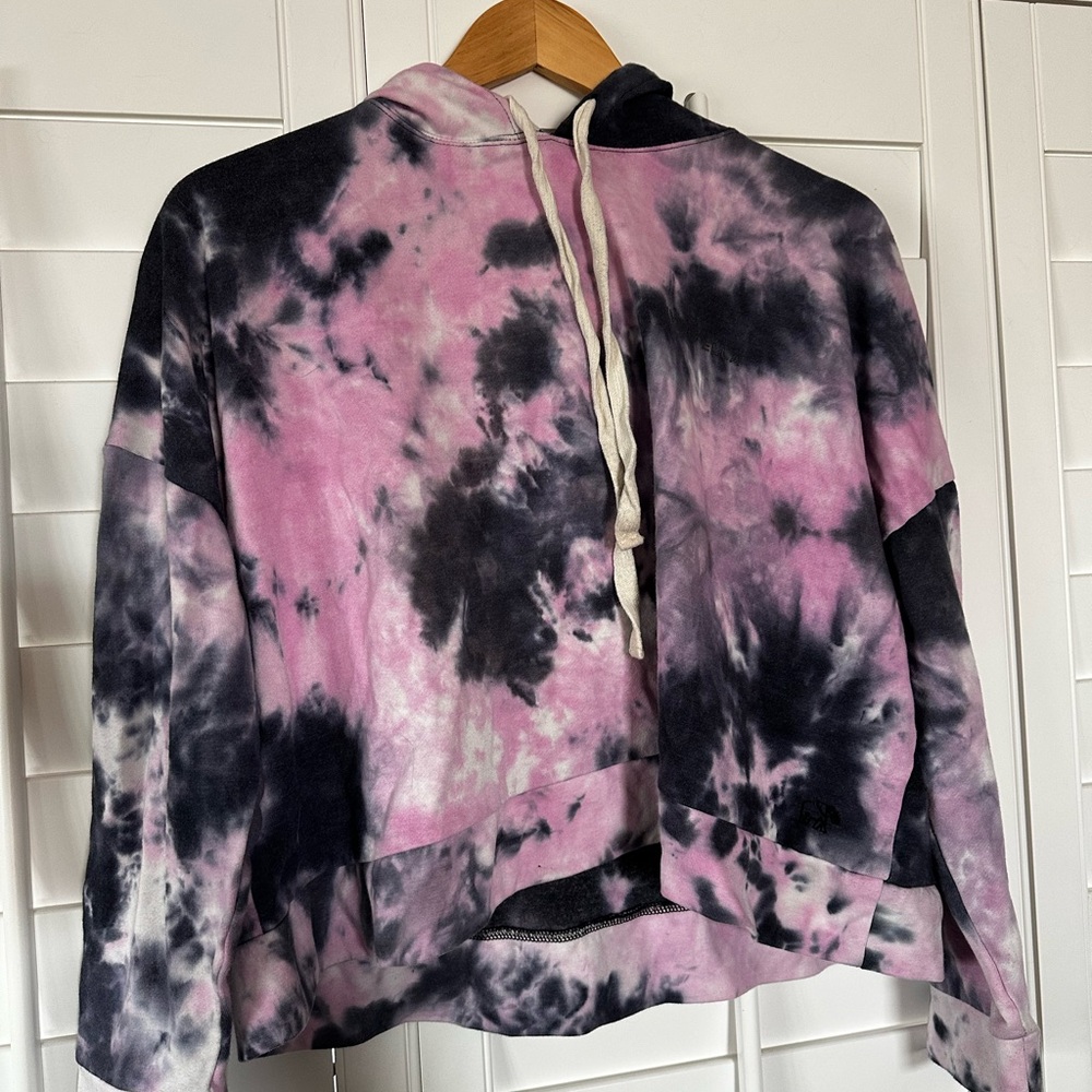 Ivory Ella Pink and Black Tie-Dye Sweater